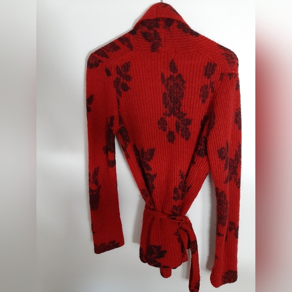 Lucky brand wool mohair sweater red - Picture 2 of 3